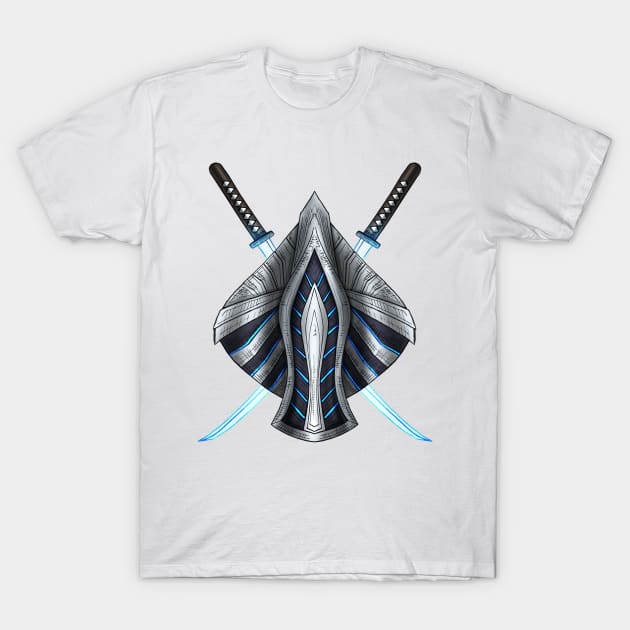 Futuristic Shield T-Shirt by TimeSkiff